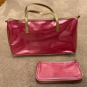 Clinique: Pink Vinyl Cosmetic Case Set